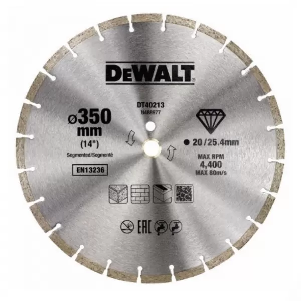Diamantový kotouč 350mm DeWALT DT40213