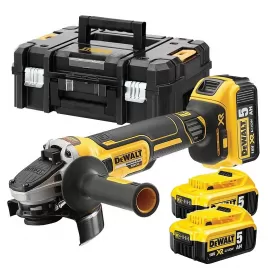 Aku úhlová bruska 125mm 18V 2x5,0AH DeWALT DCG405P2