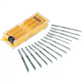 14-ti dílná sada pilových plátků pro přímočaré pily DeWALT DT2298