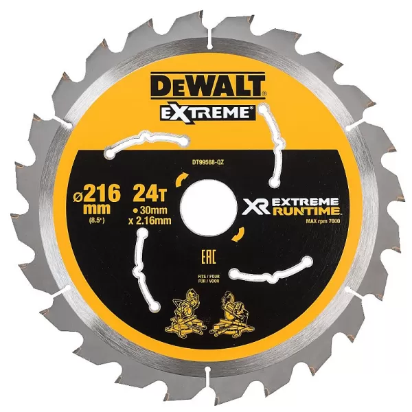 Pilový kotouč 216x30mm 24z DeWALT FLEXVOLT DT99568