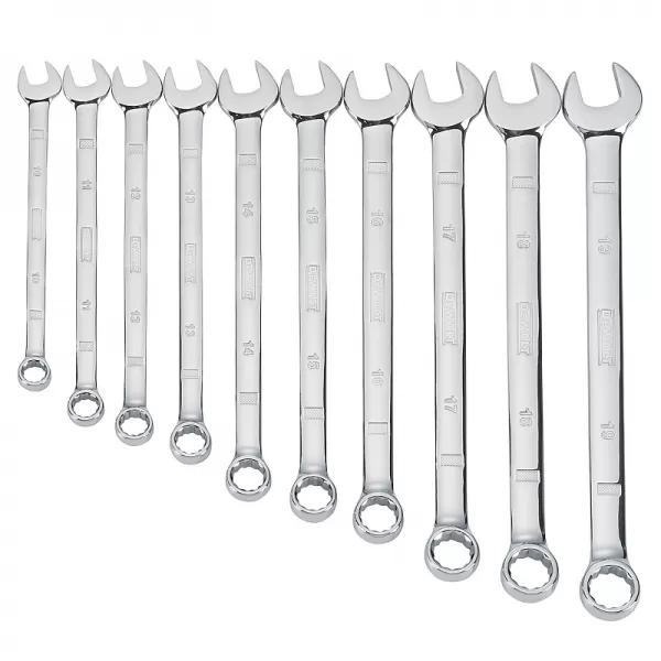 10dílná sada očkoplochých klíčů DeWALT DWMT19227-1