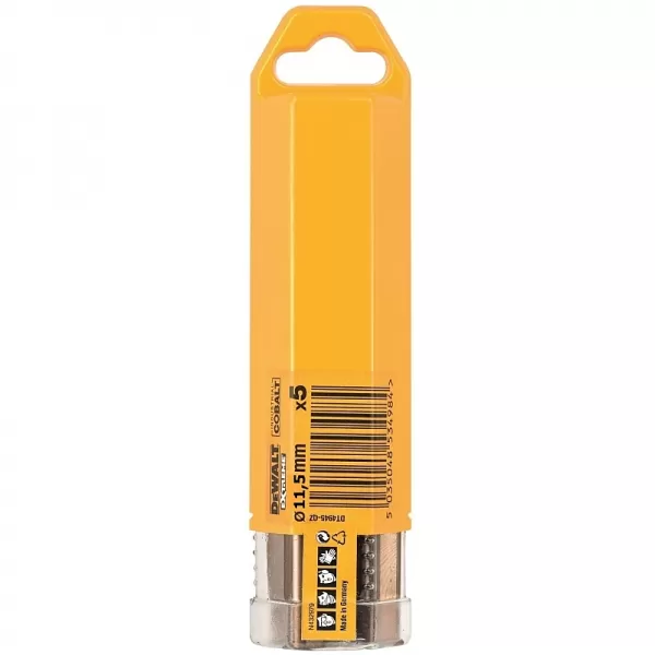 Vrták do kovu HSS-E COBALT 11,5x142mm (5ks) DeWALT DT4946