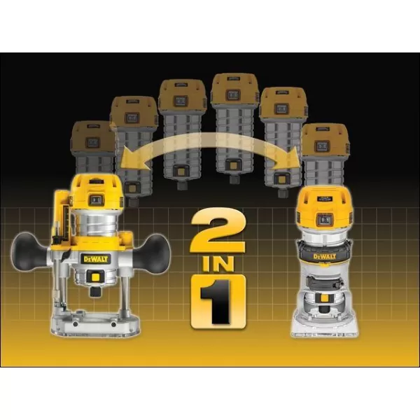 Router D26203 s kopírovacou jednotkou D262005 2v1 900W DeWALT D26204K