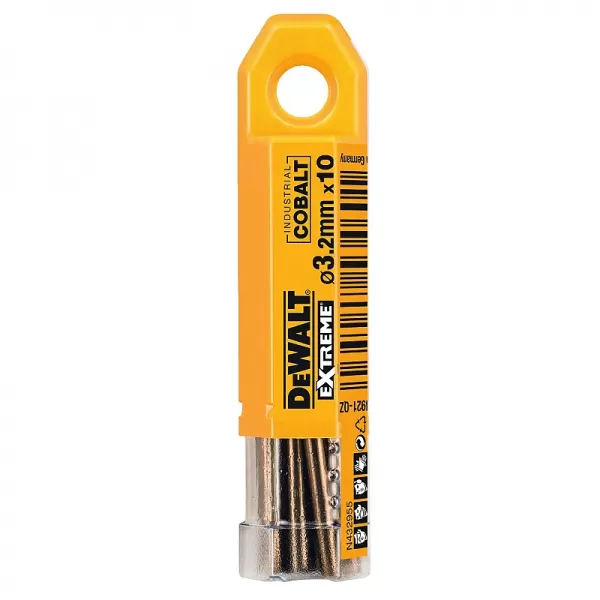 Vrták do kovu HSS-E COBALT 3,2×65mm (10ks) DeWALT DT4921