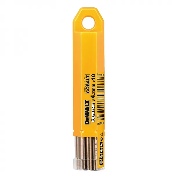 Vrták do kovu HSS-E COBALT 4,2×75mm (10ks) DeWALT DT4926