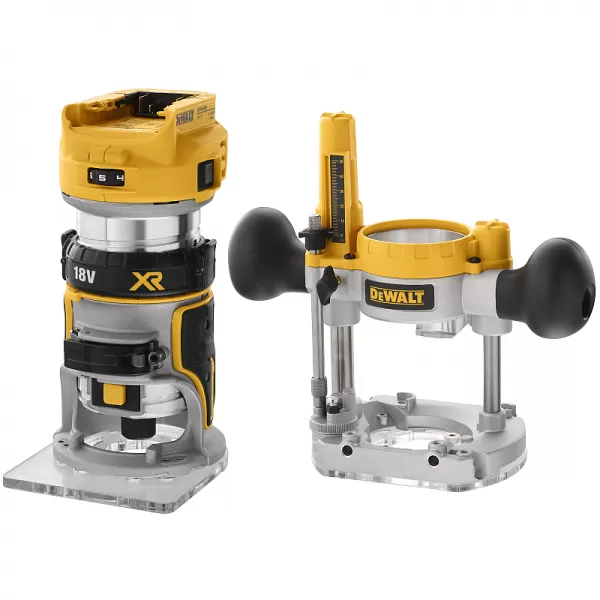 Aku kombinovaná frézka 18V bez aku DeWALT DCW604NT