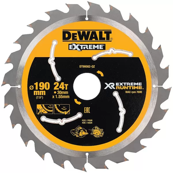 Pilový kotouč 190x30mm 24z DeWALT DT99562
