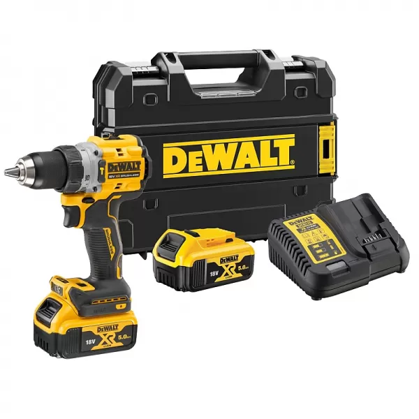 Aku příklepová vrtačka 18V 2x5,0Ah DeWALT DCD805P2T