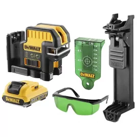 Křížový pětibodový laser se zeleným paprskem 1x2,0Ah 10,8V DeWALT DCE0825D1G