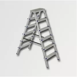 Žebřík dvojstranný hliníkový 7 stupně DHR nosnost 150 kg ELKOP DHR 407