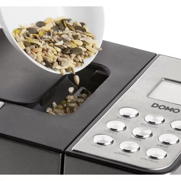 Domácí pekárna bezlepková nerez DOMO B3971