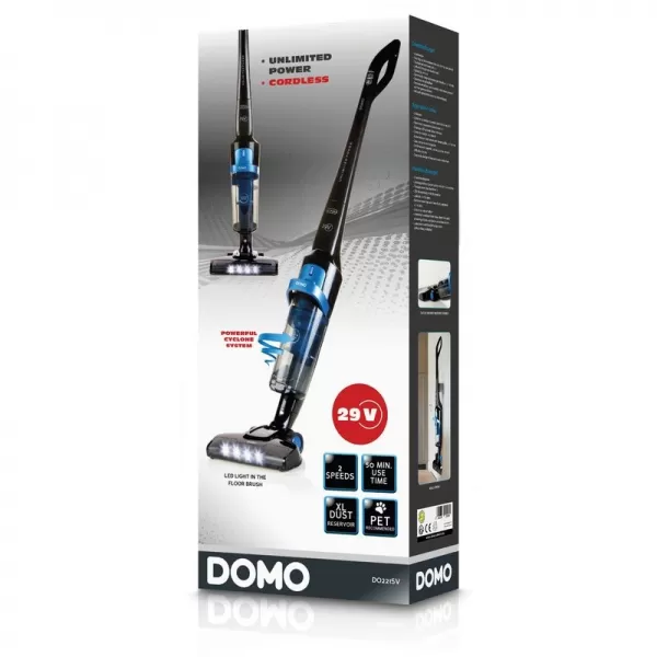 Tyčový aku vysavač DOMO DO221SV