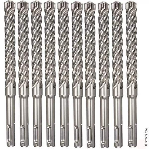 Vrtáky SDS-Plus EXTREME XLR s celokarbidovou hlavou 6x160mm 10ks DeWALT DT8956