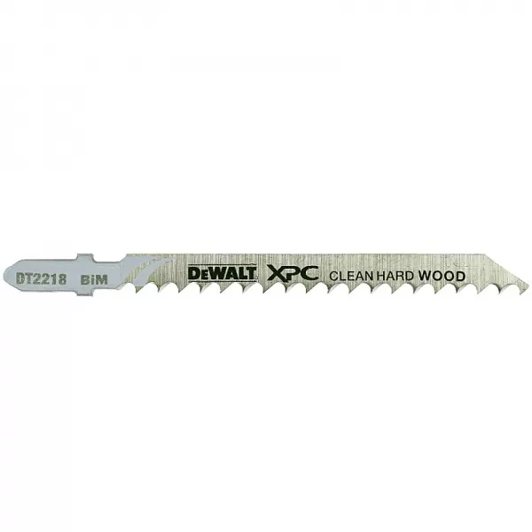 Pilový plátek na tvrdé dřevo a plasty do 60mm čistý řez pro přímočaré pily 100mm 3ks DeWALT DT2218