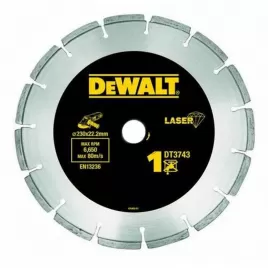 Dia kotouč Laser 1 na stavební materiály a beton 230x22,2mm DeWALT DT3743