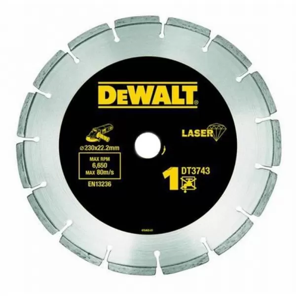 Dia kotouč Laser 1 na stavební materiály a beton 230x22,2mm DeWALT DT3743