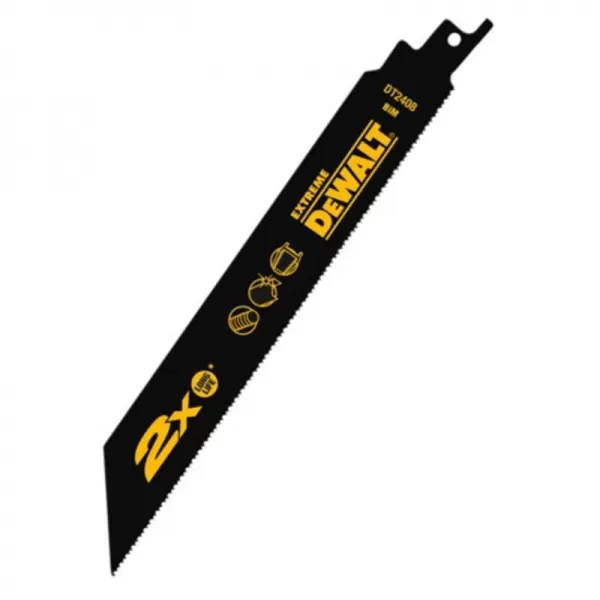 Pilový plátek na kov, armatury, trubky a profily rychlý řez pro mečové pily 203mm 5ks DeWALT DT2408