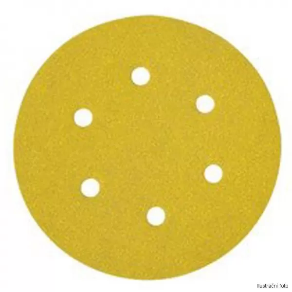 Brusný kotouč suchý zip pro excentrické brusky K320 150mm 10ks DeWALT DT3128