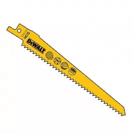 Pilový plátek na dřevo a plast jemný, rychlý obloukový řez pro mečové pily 152mm 5ks DeWALT DT2362