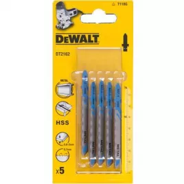 Pílový kotúč na tenký kov 0,8-2mm priamy rez pre priamočiare píly 76mm 5ks DeWALT DT2162