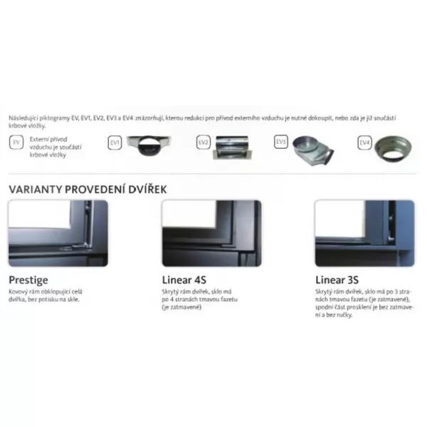 Krbová vložka výška dvierok LINEAR 572mm horný zdvih SPARTHERM VARIA 2Lh-4S