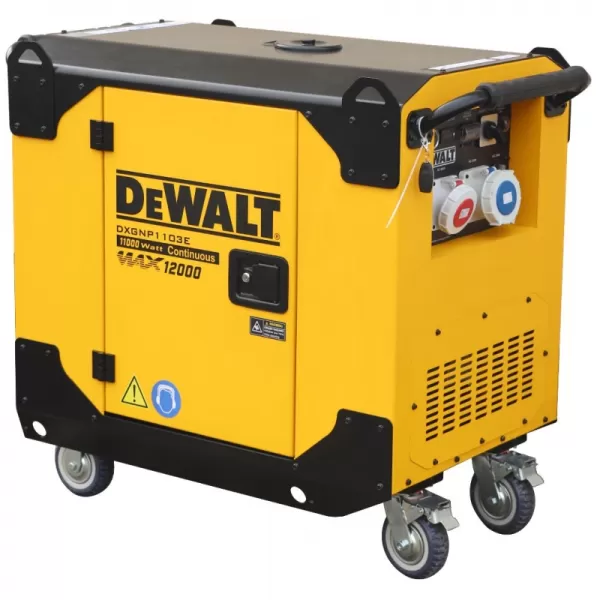 Benzínová třífázová elektrocentrála DeWALT DXGNP1103E