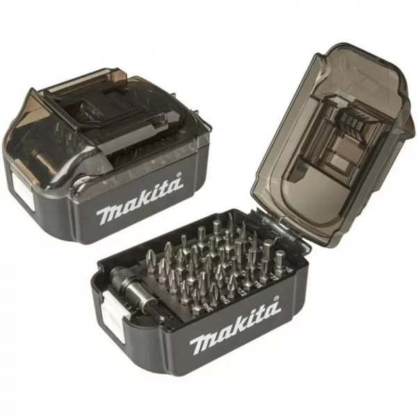 Aku bezuhlíkový příklepový šroubovák 18V Makita DHP485Z - set baterie 5,0Ah + sada bitů E-00022