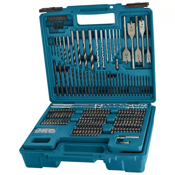 Sada vrtákov a bitov 256 ks v plastovom kufríku Makita E-11689