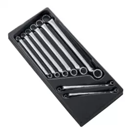 8dílná sada vyhnutých očkových klíčů 6-22 mm v modulu Tona Expert E111710T