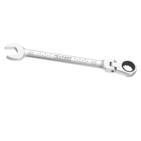 Ráčnový kloubový očkoplochý klíč 15x15mm TONA Expert E110908T