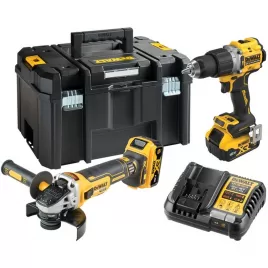 Aku bezuhlíková kombosada nářadí 18V 2x5,0 DeWALT DCK2026P2T