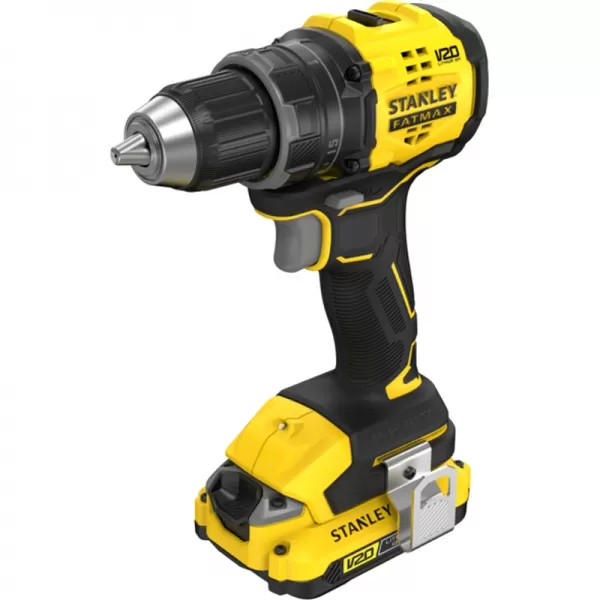 Aku bezuhlíková vrtačka 18V 2x2,0Ah STANLEY FATMAX V20 SFMCD714D2T
