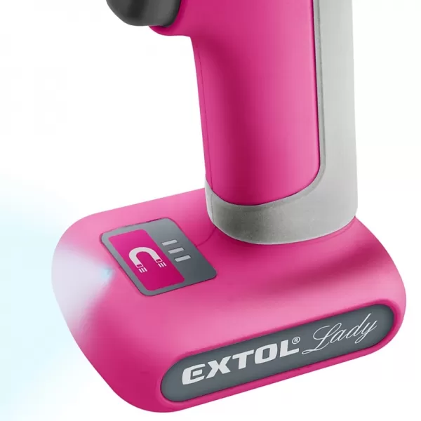 Aku vrtací šroubovák Extol Lady 402402