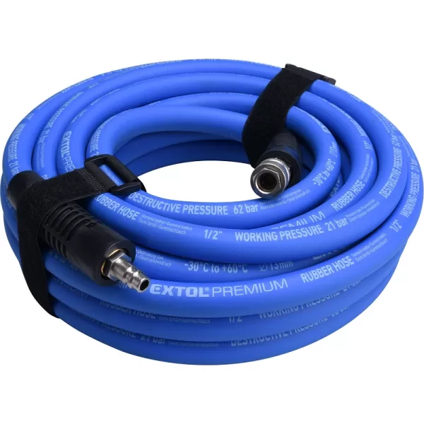 Hadice vzduchová PU 1/4" rychlospojka, 1/2" 10m EXTOL PREMIUM 8865149