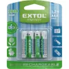 Nabíjecí baterie 4ks AAA (HR03) 1,2V 1000mAh NiMh EXTOL ENERGY 42060