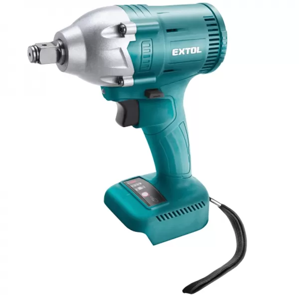 Aku rázový utahovák 1/2" 18V bez akumulátoru a nabíječky EXTOL INDUSTRIAL 8791256