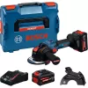 Aku úhlová bruska s X-LOCK 18V 2x8,0Ah Bosch EXPERT EXWX18V-15S