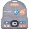 Čepice s čelovkou šedá EXTOL LIGHT 43195