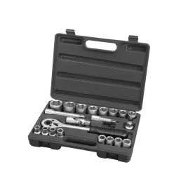 Hlavice nástrčné 1/2" sada 21ks CrV EXTOL PREMIUM 65231