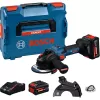 Aku úhlová bruska 18V 2x8,0Ah Bosch EXPERT EXWS18V-15S