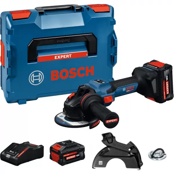 Aku úhlová bruska 18V 2x8,0Ah Bosch EXPERT EXWS18V-15S