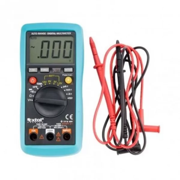 Multimeter digitální s automatickou volbou rozsahů EXTOL PREMIUM 8831250