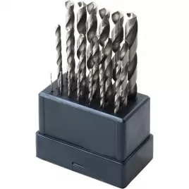 Vrtáky do kovu HSS sada 19 ks 1-10mm EXTOL CRAFT 11190