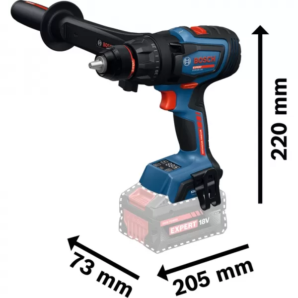 Aku vŕtací skrutkovač 18V bez aku Bosch EXPERT EXSR18V-150