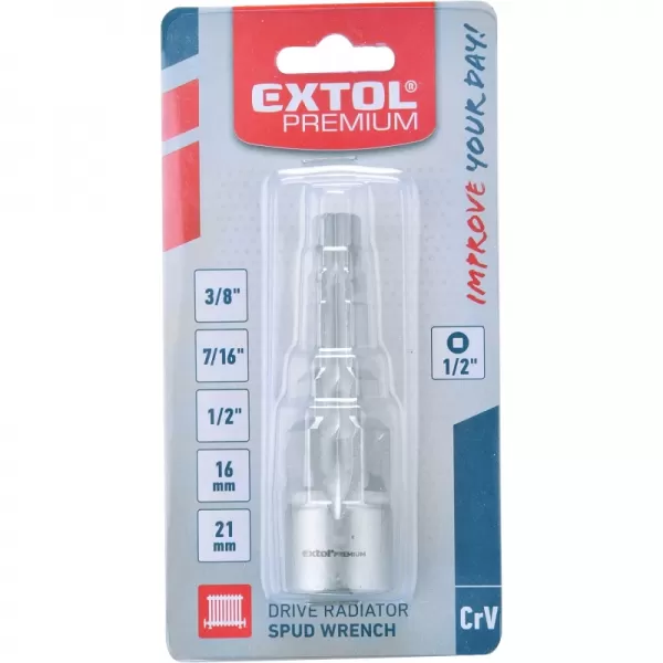 Klíč na radiátory pětistupňový 1/2" CrV EXTOL PREMIUM 8816200