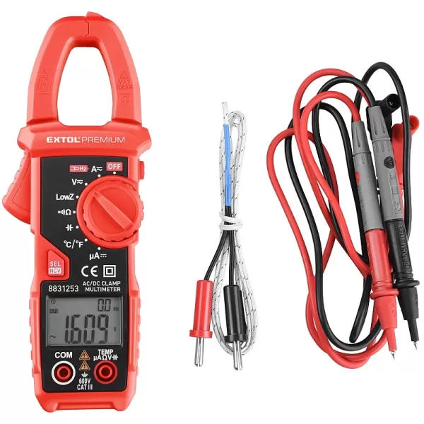 Digitální klešťový multimetr Extol Premium 8831253