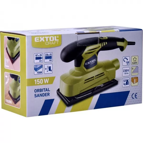 Vibrační bruska 150W EXTOL CRAFT 407114 Bruska vibrační, 150W