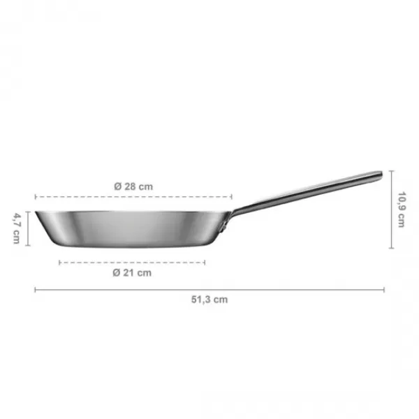 Norden ocelová pánev 28cm Fiskars 1067629