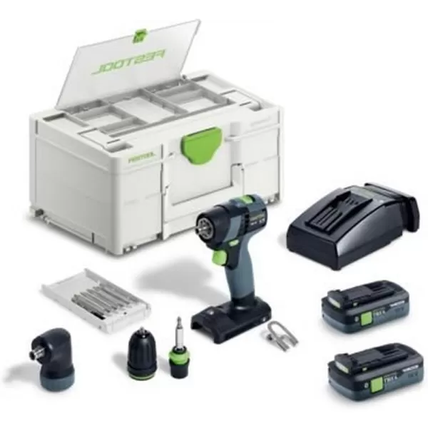Aku vrtací šroubovák 18V 2x 4,0Ah TXS 18 TBX4,0 I-Set Festool 579350