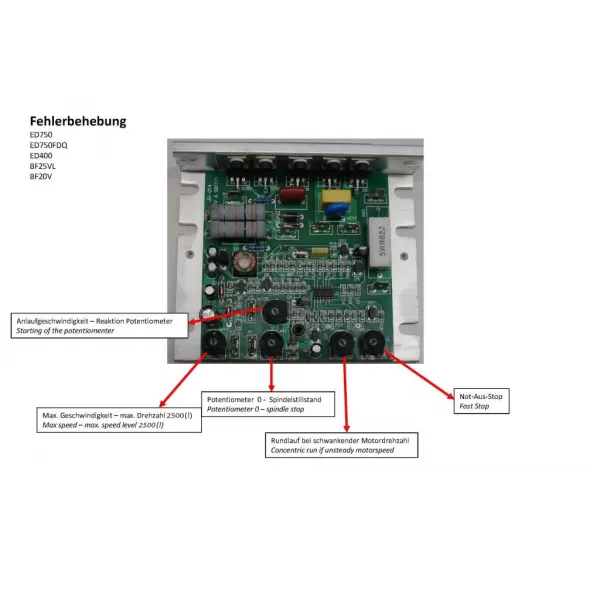 Stolní soustruh Holzmann ED 400FD 230V